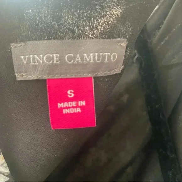 Vince Camuto Floral Metallic Sleeveless Blouse Work Top - Picture 5 of 7